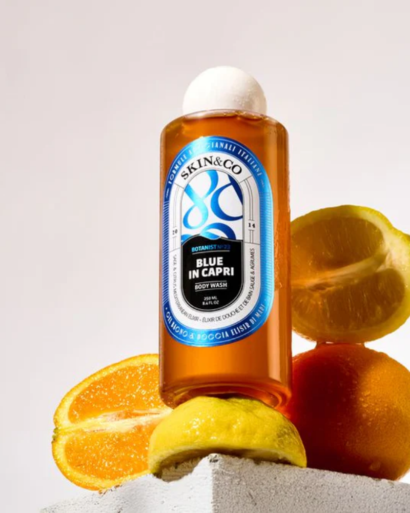 Kūno prausiklis "Mėlynoji pakrantė" / Blue in Capri Shower Gel